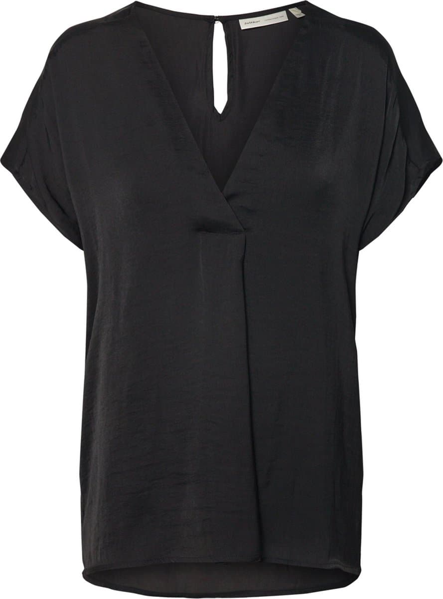 INWEAR Rindaiw Top Tops & T-shirts Dames - Shirt - Zwart - Maat 34