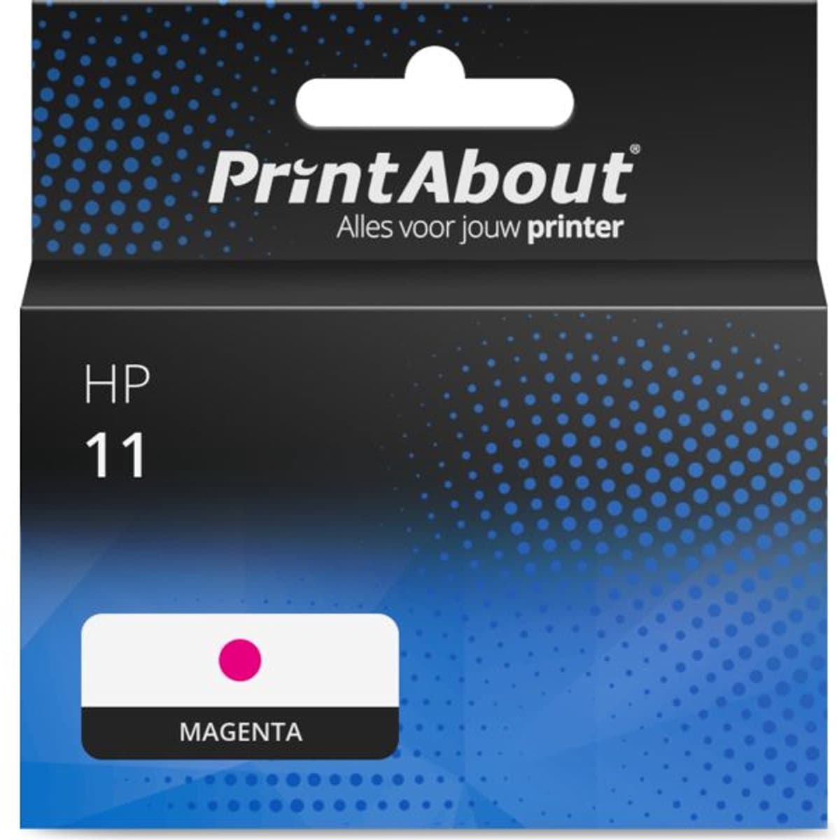 PrintAbout huismerk Inktcartridge 11 (C4837A) Magenta geschikt voor HP