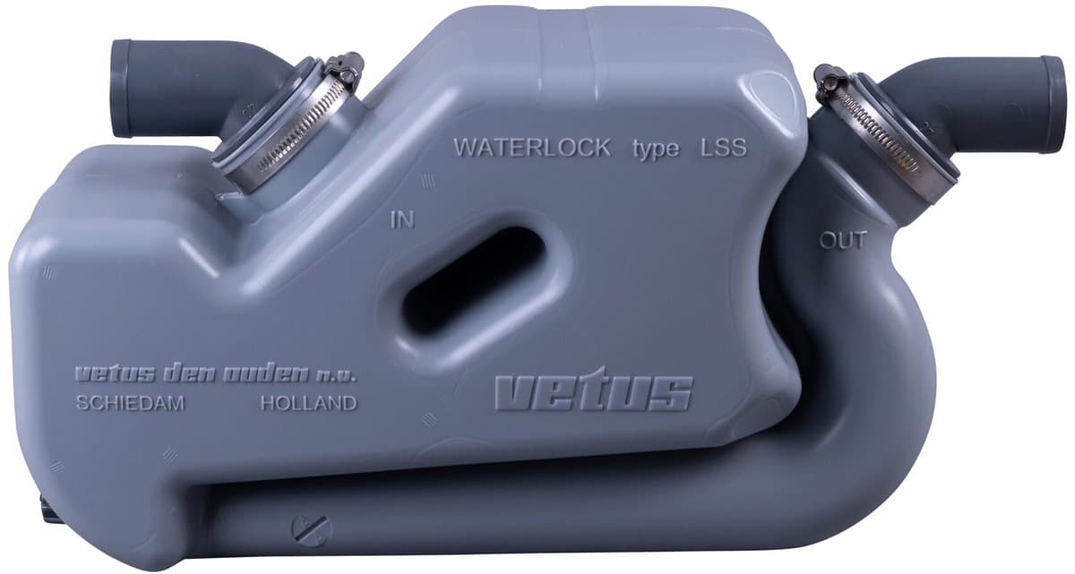 VETUS waterlock voor lange uitlaatleiding LSS - slangaansluiting 40 mm