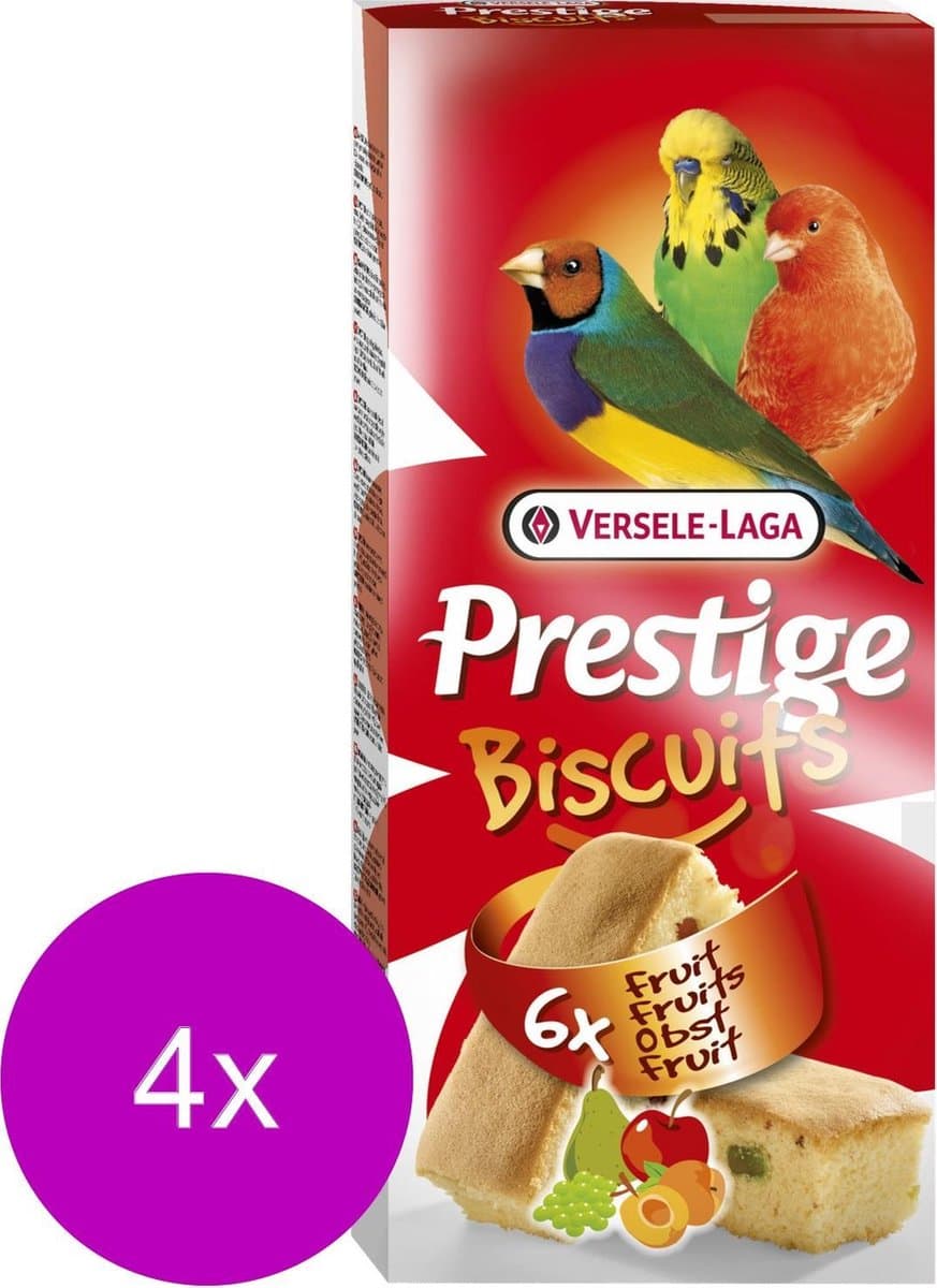 Versele-Laga Prestige Biscuits - Vogelsnack - 4 x Fruit