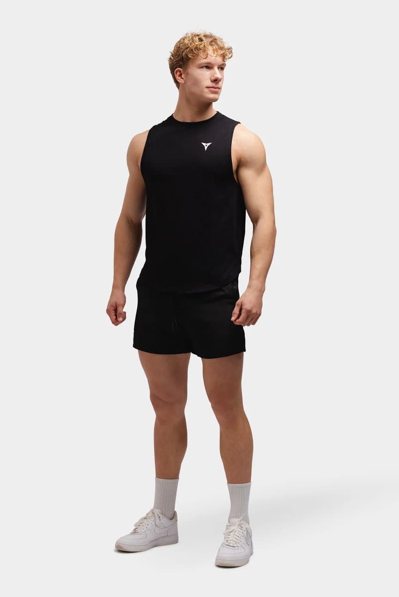 Breaking Limits Sport Short Heren – 2-in-1 Compressie & Ademend – Lichtgewicht Trainingsshort – Zwart – Maat XL