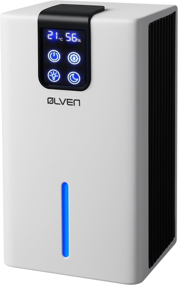 Ølven Luchtontvochtiger - Luchtontvochtigers voor Thuis - Stil - Vochtvreter - 0.7L per Dag - Dehumidifier - Slaapkamer