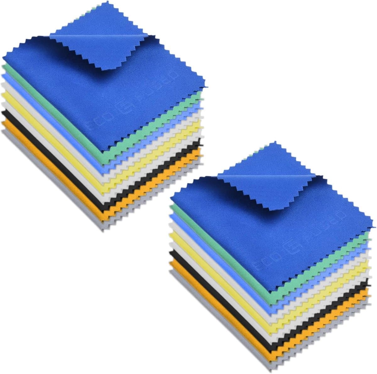 Microvezel Reinigingsdoekjes - 18 stuks - Zachte Lensdoekjes voor mobiele telefoons, laptops, tablets, brillen, zilver en gevoelige oppervlakken - 14 x 8 cm