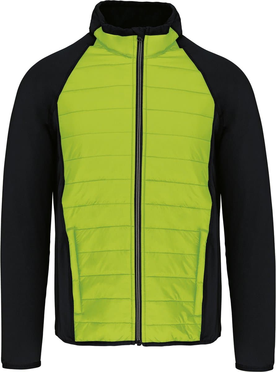 Outdoorsportjas met waterafstotende behandeling 'Proact' Lime/Black - 3XL