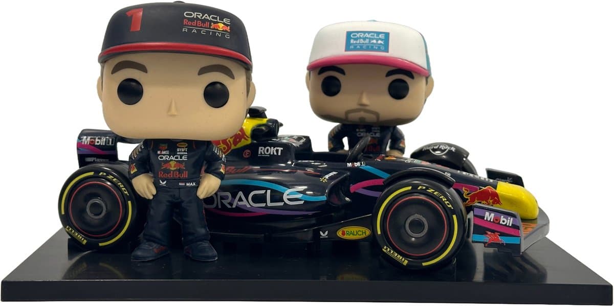 Pop Moment: Oracle Red Bull Racing Team - Max Verstappen & Sergio Perez Funko Pop #07