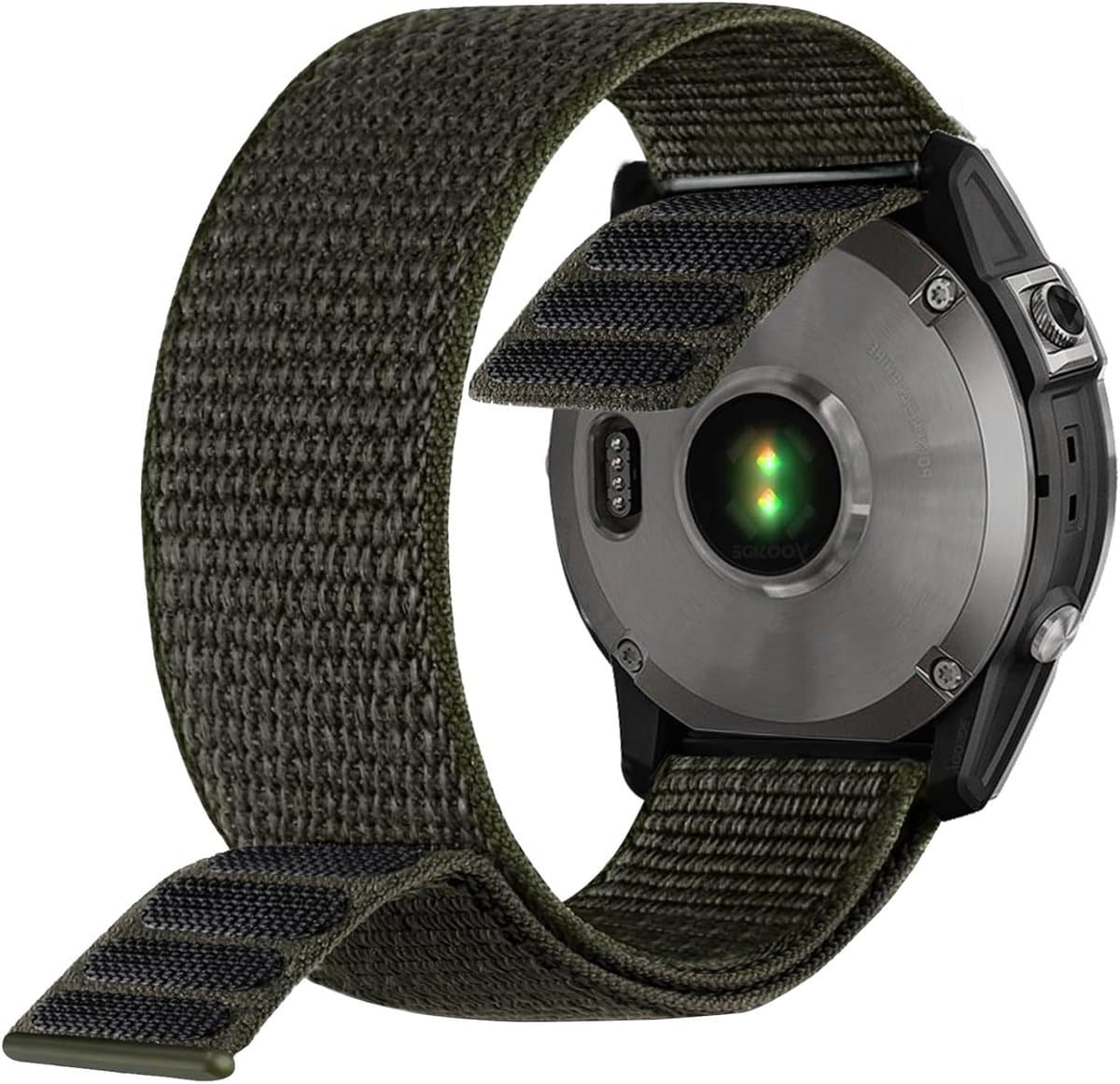 Velcro Nylon Horlogeband voor Garmin Fenix 7, EPIX 2, Fenix 6 en 5 - 22mm Sneldrogend, Ultra Licht Sportarmband voor Forerunner 955 en Instinct 2