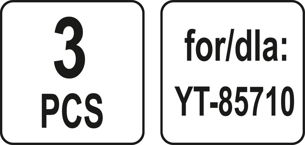 Yato - Stofzuigerzakken - 3 Stuks - Industrieel Gebruik