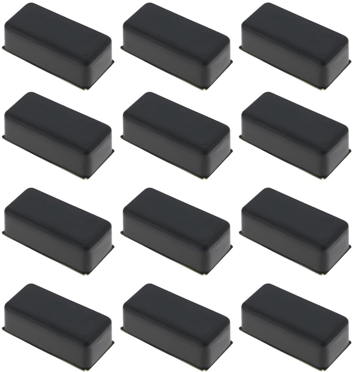Dailygoods - Set van 12 Rubber Voetvoeten voor HP Laptops, Eenvoudige Installatie