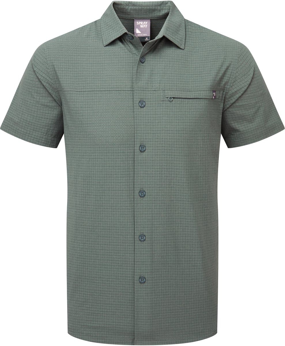 Sprayway Tolsta SS Shirt - Outdoorblouse met korte mouwen - Heren - Balsam Green - Maat M