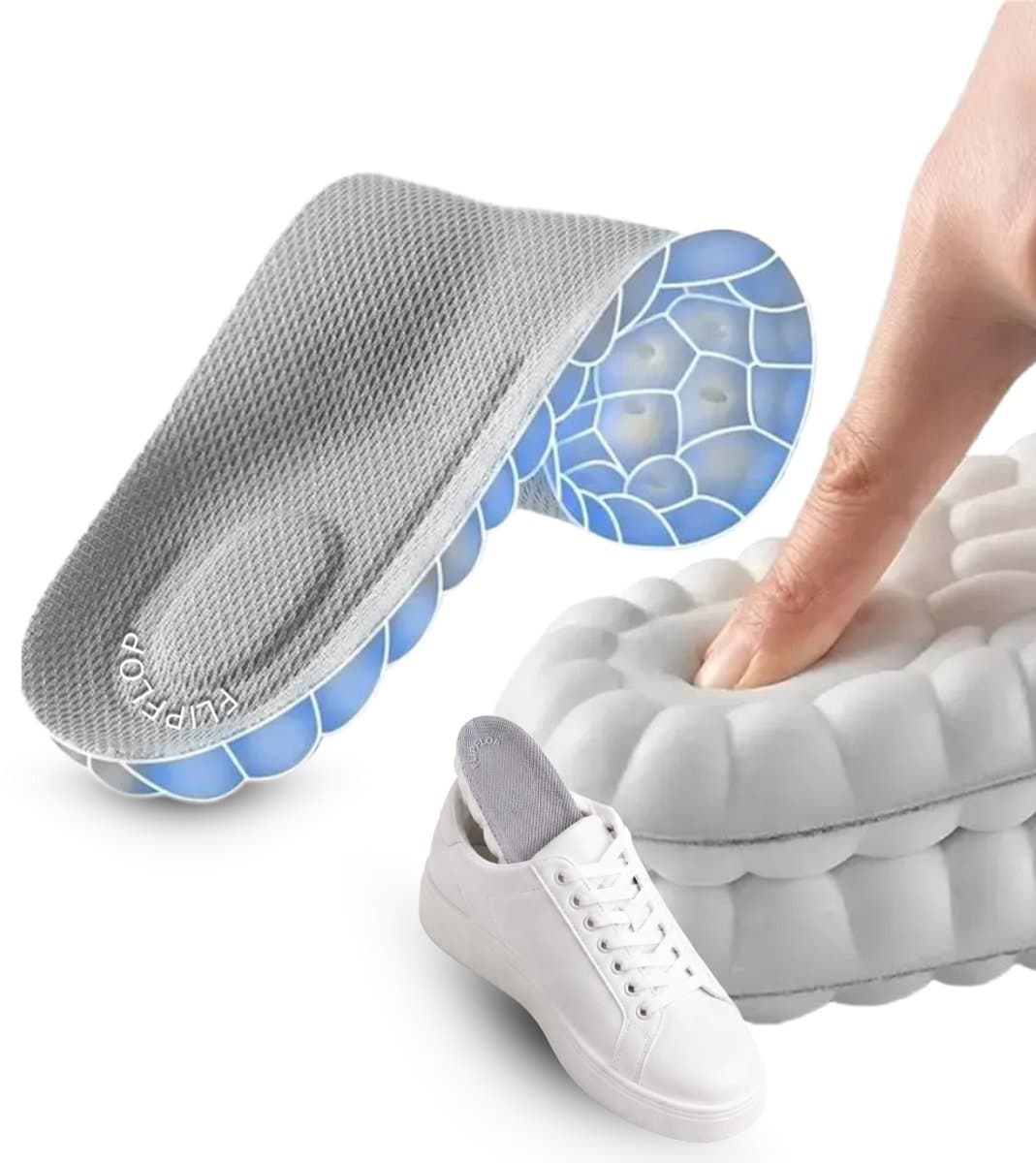 4D Foam Inlegzolen – Ultiem Comfort & Schokdemping - 37/38