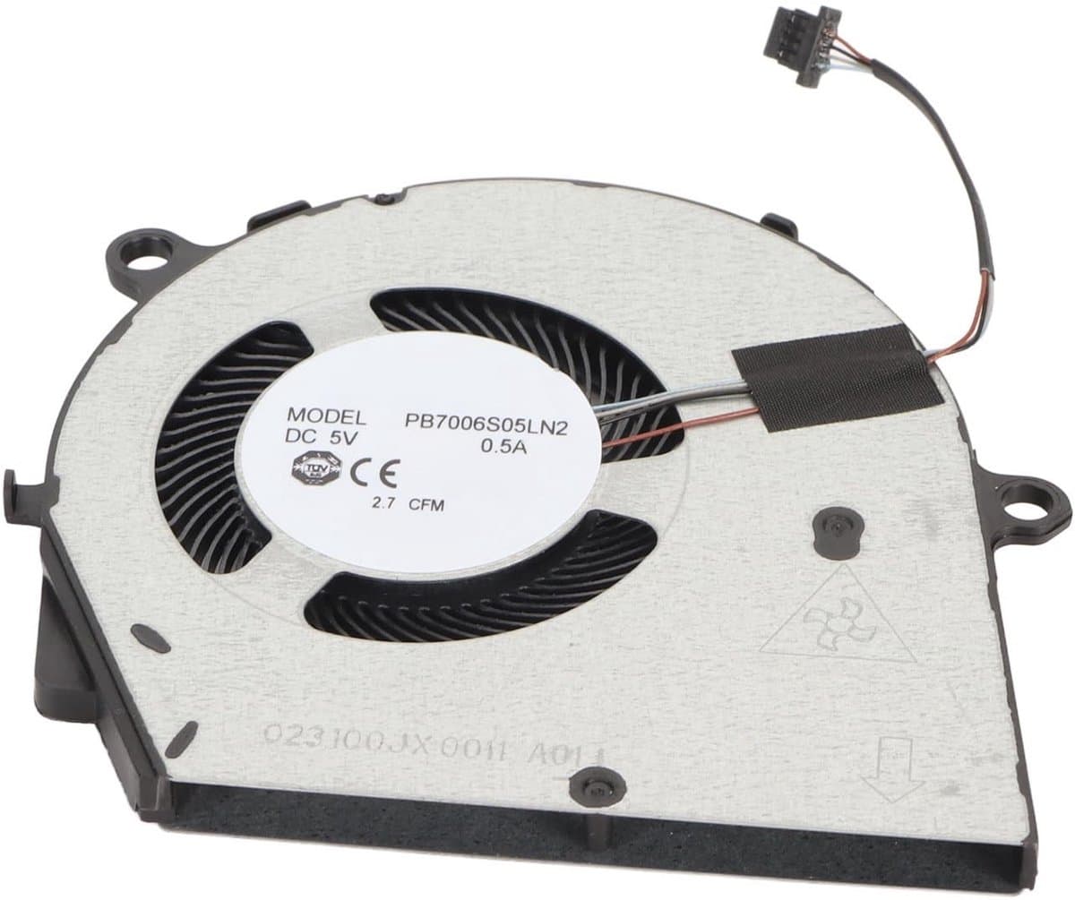 Dailygoods - CPU-koelventilator - Laptop-koelventilator - Lichtgewicht en duurzaam - Compact formaat - 4-pins voeding - Efficiënt koelen - Geschikt vo...
