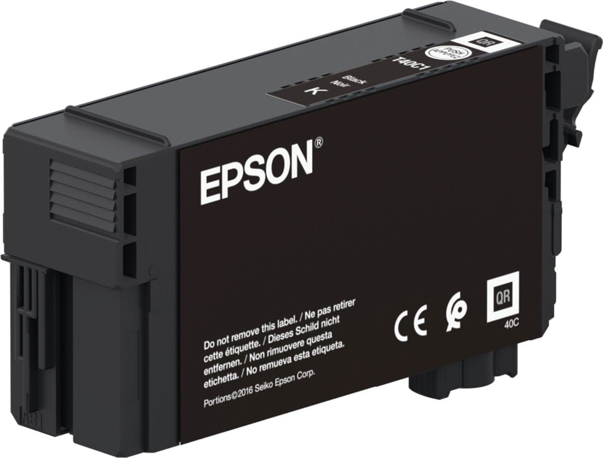 Epson singlepack UltraChrome XD2 zwart T40C140 (50 ml)