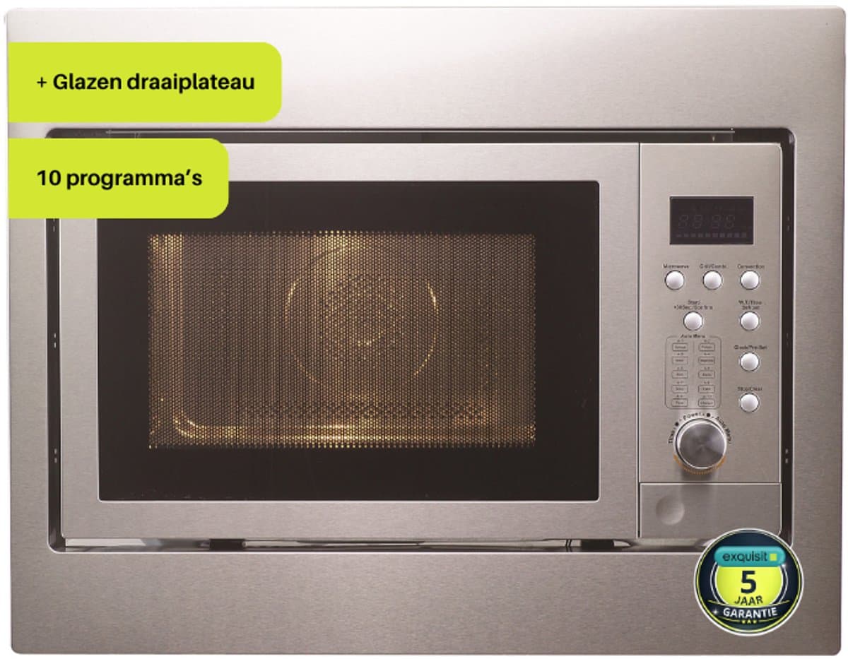 Exquisit EMW2546HI - Combi Magnetron Inbouw - 5 Jaar Garantie