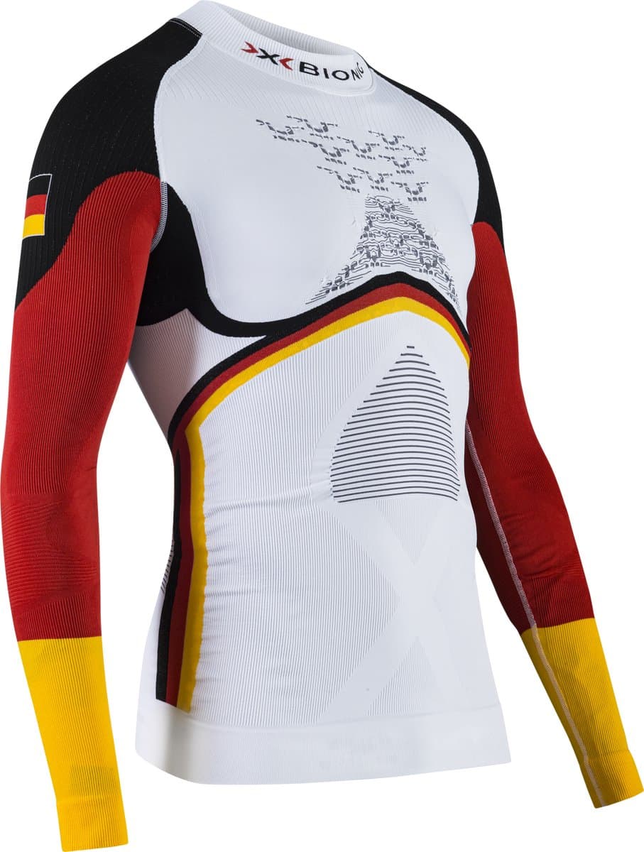 X-Bionic Energy Accumulator 4.0 Patriot Shirt Turtle Neck Lange Mouw Duitsland - Maat XL
