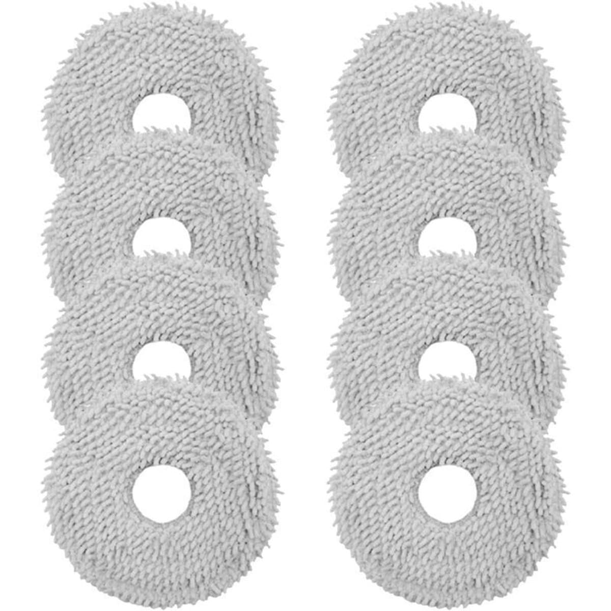 Dweilpads, microvezelpads, Geschikt voor de robotstofzuigers Dreame L10s Pro Gen 2/L10s Ultra/X40 Ultra Complete/L10 Prime/L20 Ultra/L10s Pro Ultra/L10s Plus/L10s Pro en Xiaomi X20+/X20 Max/X20 Pro.