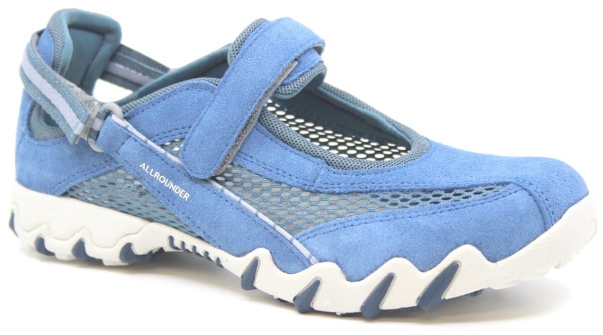 mephisto allrounder - NIRO C. SUEDE - - Kleur: Blauw - Maat: 38.5