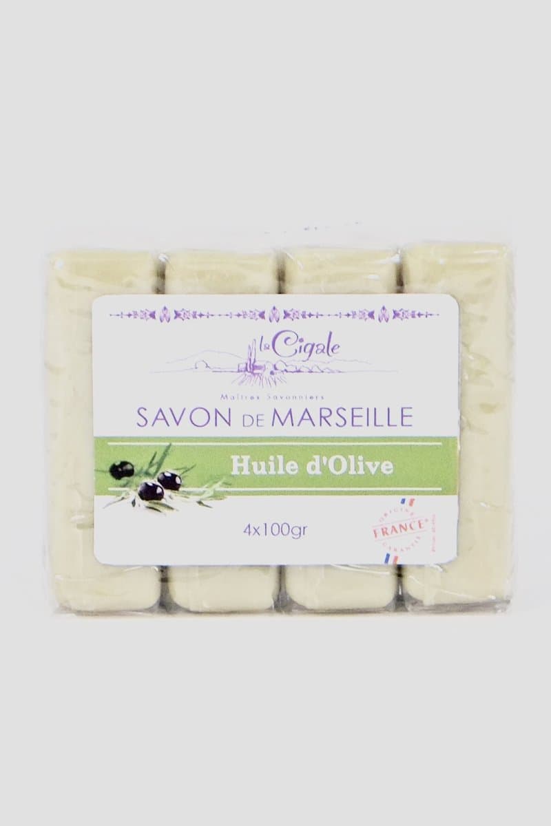La Cigale - Zeeptablet - Marseille Zeep - Olijven - 4x100gr x 15