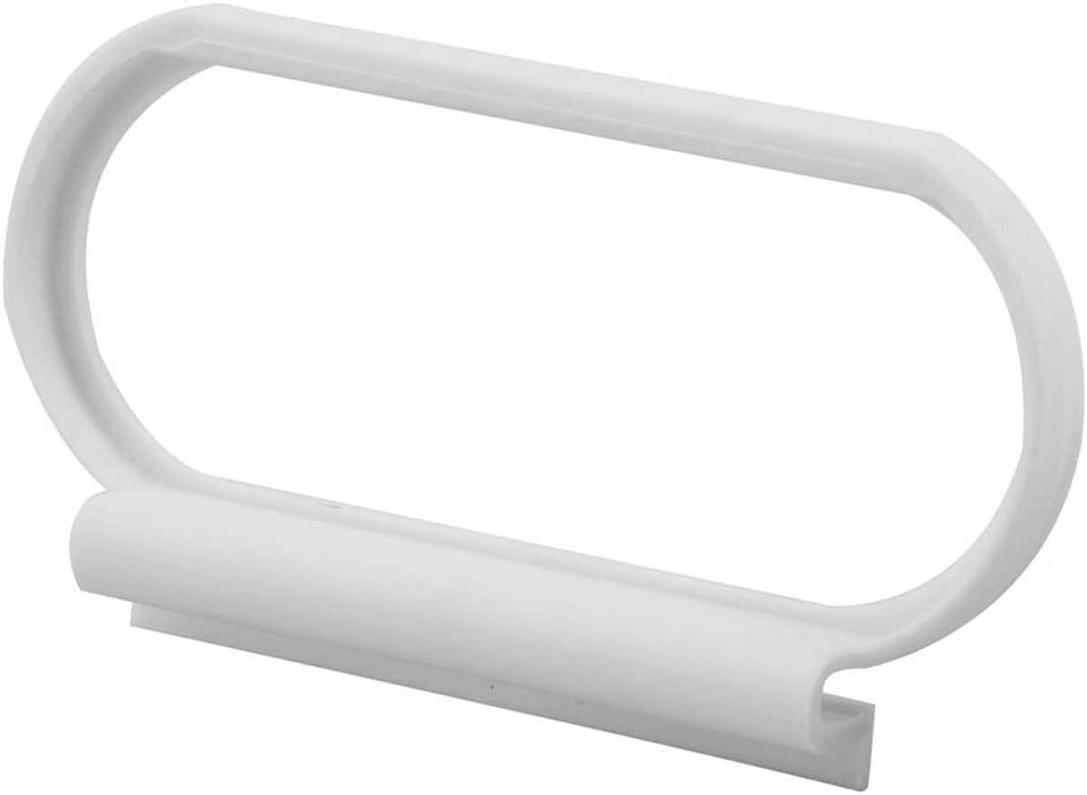 Raamscherm Treklipjes Wit Nylon - Eenvoudig Optillen & Monteren - 6 Stuks