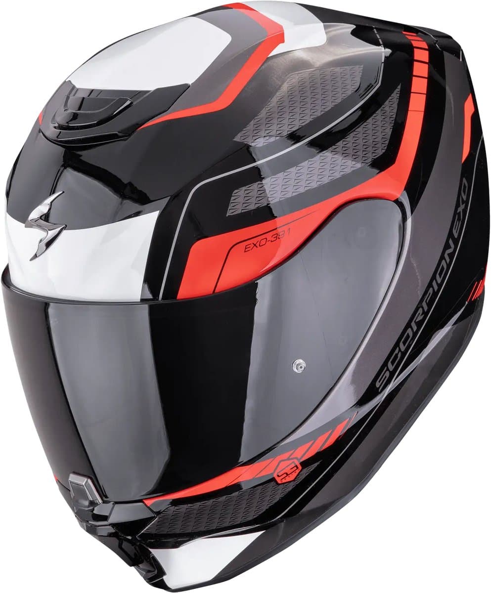 Scorpion Exo-391 Leo Black Red - Integraalhelm - Maat S - Motorhelm - ECE 22-06 gekeurd