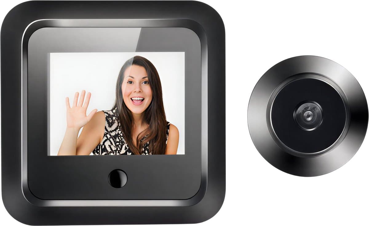 2,4 Inch Digitale Kijkgaatje Camera – 120° Breedbeeld – Smart Deur Viewer Beveiligingsmonitor – 240x320 HD Resolutie – Visuele Deurbel met 300.000 Pixels