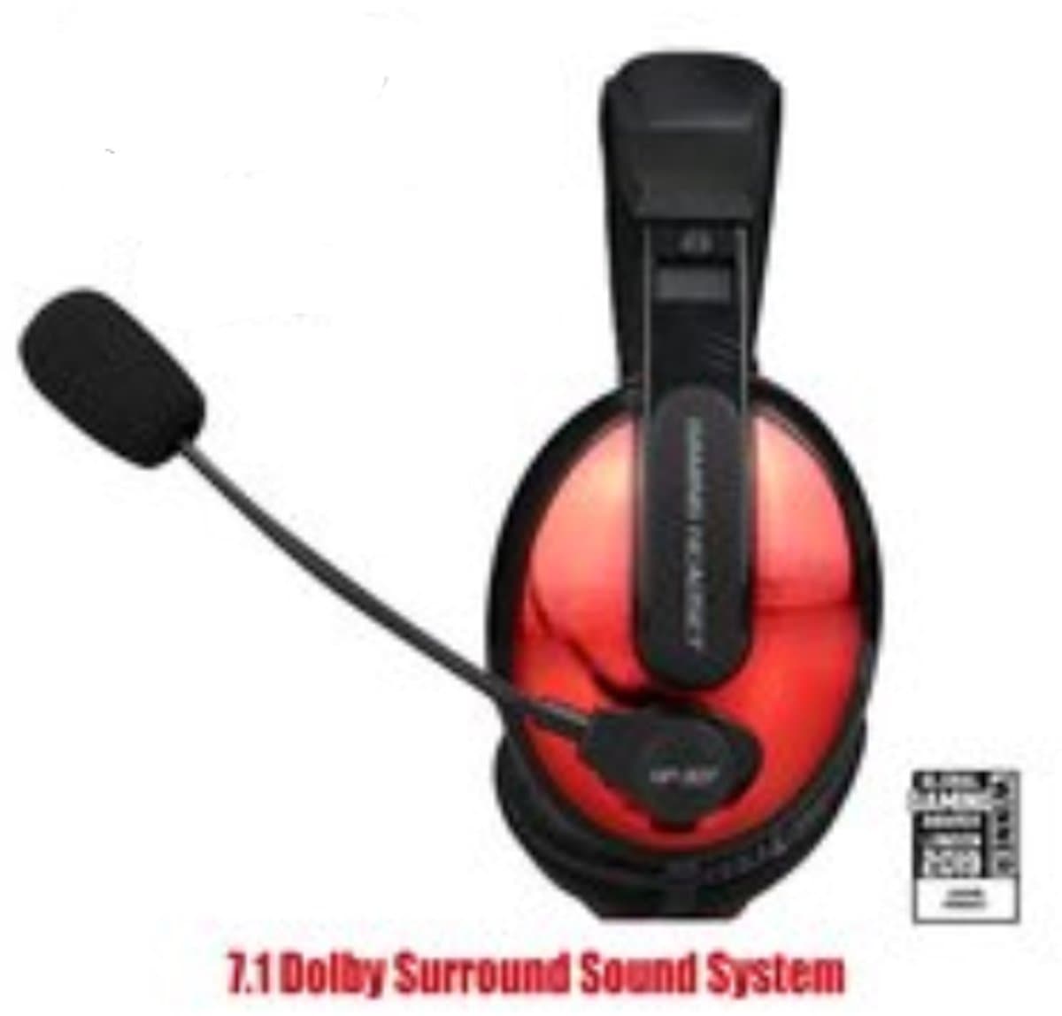 Xtrike Me GM921-BK Performance Gaming Headset - Over-Ear, 50mm drivers, Aluminium Frame