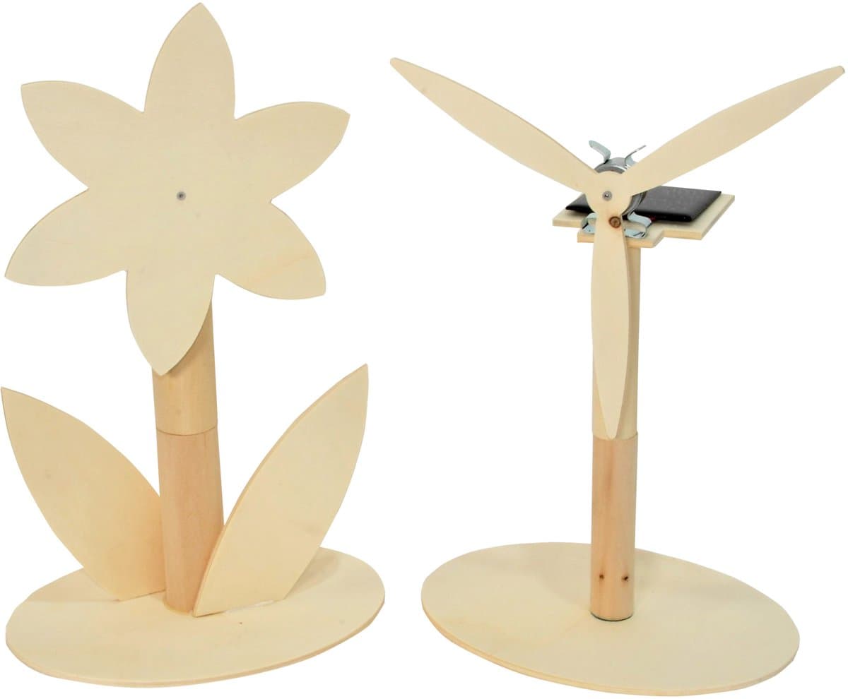 PLAYmake Solar Set voor 4-in-1 Houtbewerking Set voor Kinderen - Houtsnijset - Speelgoed Gereedschapset - Cadeautjes voor Jongens en Meisjes - Vanaf 5 Jaar - Crafts&Co
