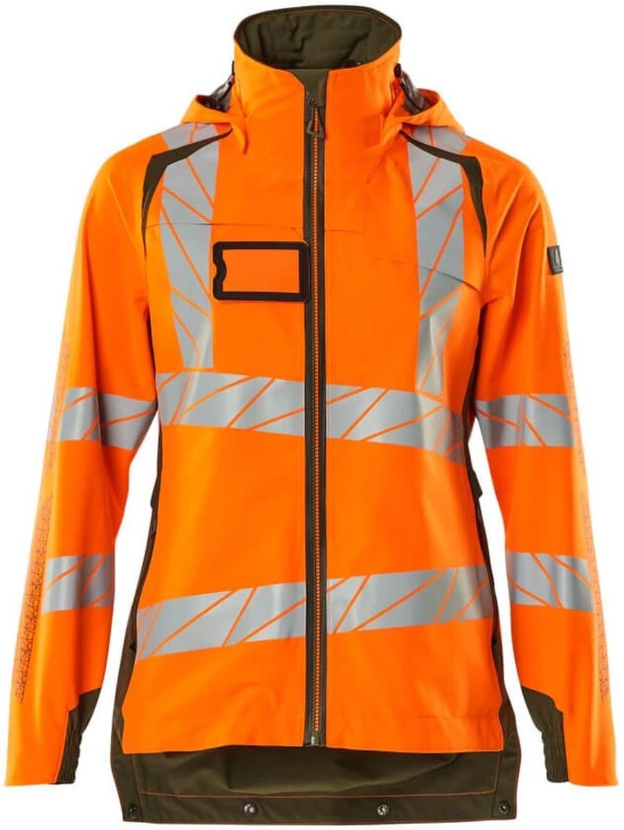 Mascot Accelerate Safe Shell jas 19011-449 - hi-vis oranje/mosgroen - 5XL