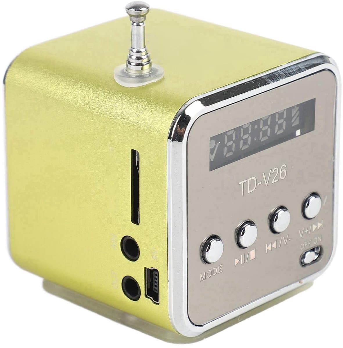 Mini Portable FM Radio Speaker, MP3 Player with MP3 Player and MP3 Player for MP3 Player ()