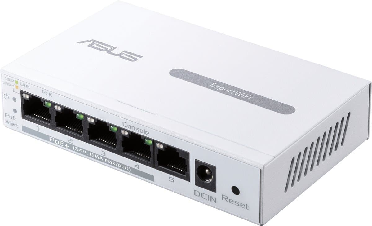 ASUS ExpertWiFi EBP15 beheerde gigabit ethernet (10/100/1000) voeding via ethernet (PoE) wit