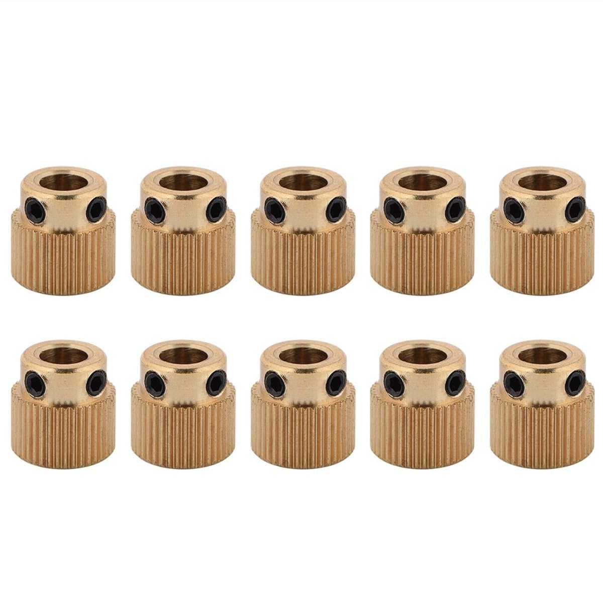 Extruder Tandwiel, 10 Stuks, 40 Tands Messing Voor Mk7 Mk8 Printer
