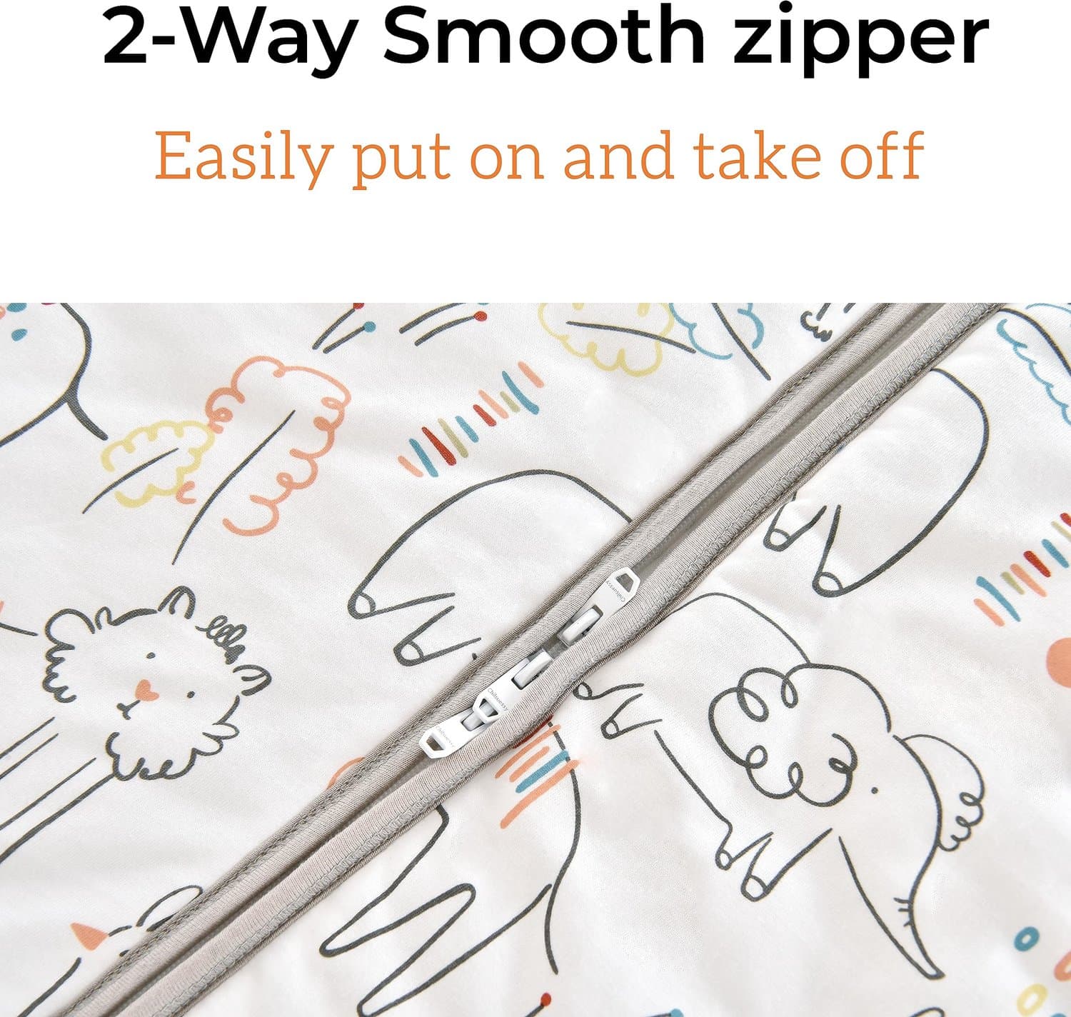 Chilsuessy Slaapzak voor baby's, 2,5 TOG, winterslaapzak, van puur katoen, winterslaappak zonder mouwen, 70-130 cm, voor pasgeborenen en kinderen, vro