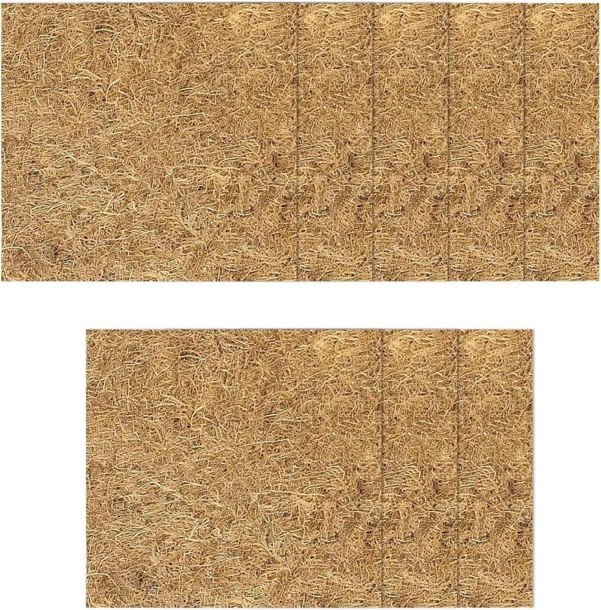 Hydrocultuur Kweekmatten - Groeipads Jutevezel - Zaailingen Kiemen - Natuurlijke Jutevezel - 25 x 25 cm - Groen