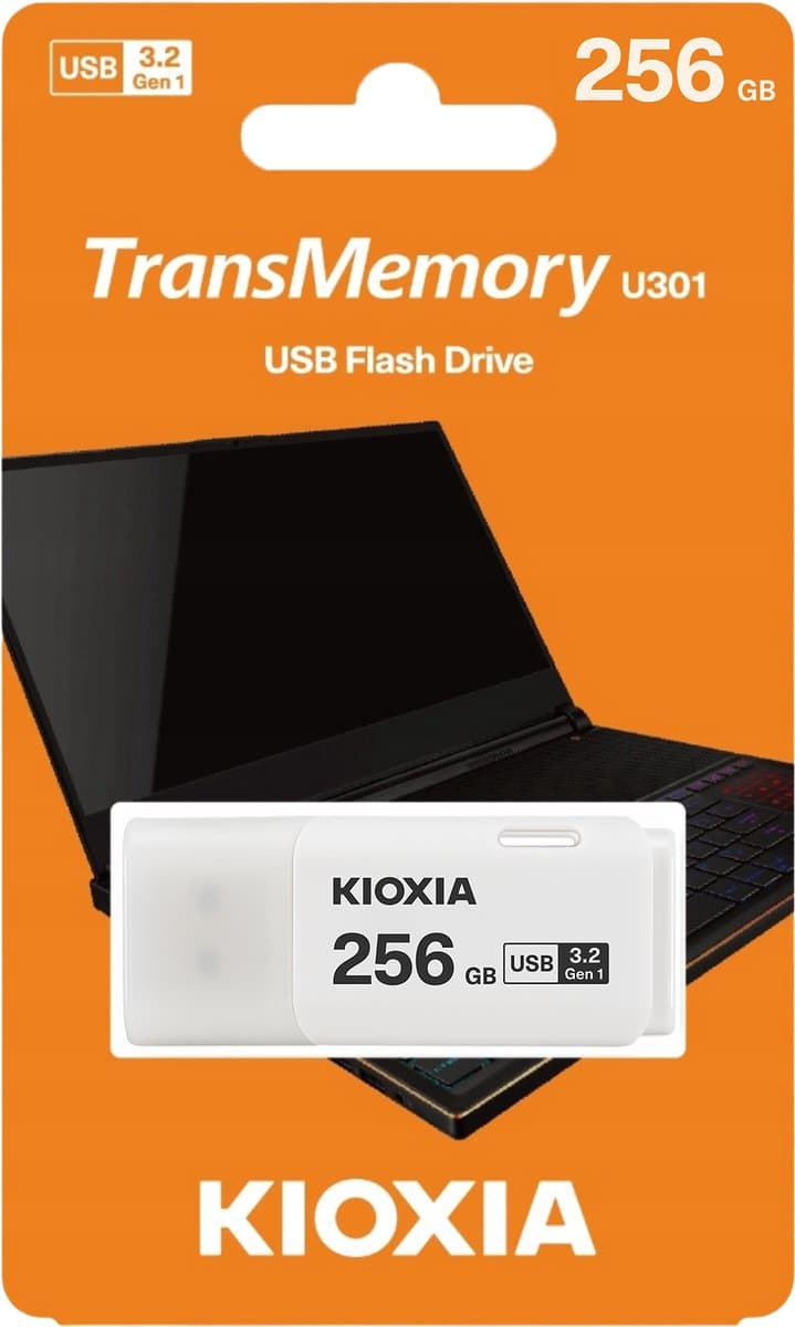 USB stick Kioxia U301 White 256 GB