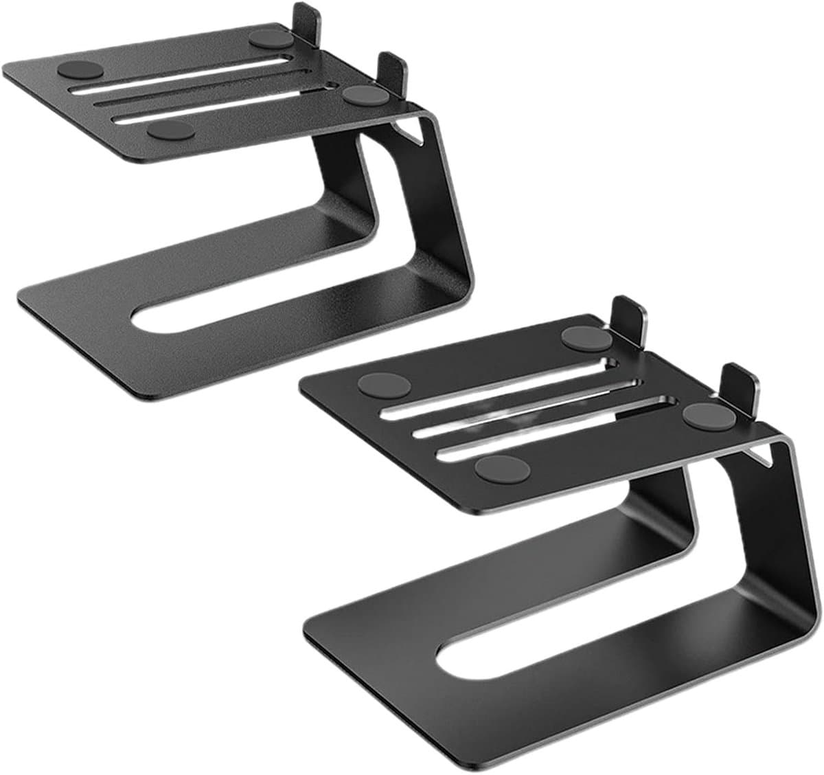 Speaker Stands - Monitor Verhogers - Audio Verbetering - 5 Graden Helling - 2 Stuks - Zwart