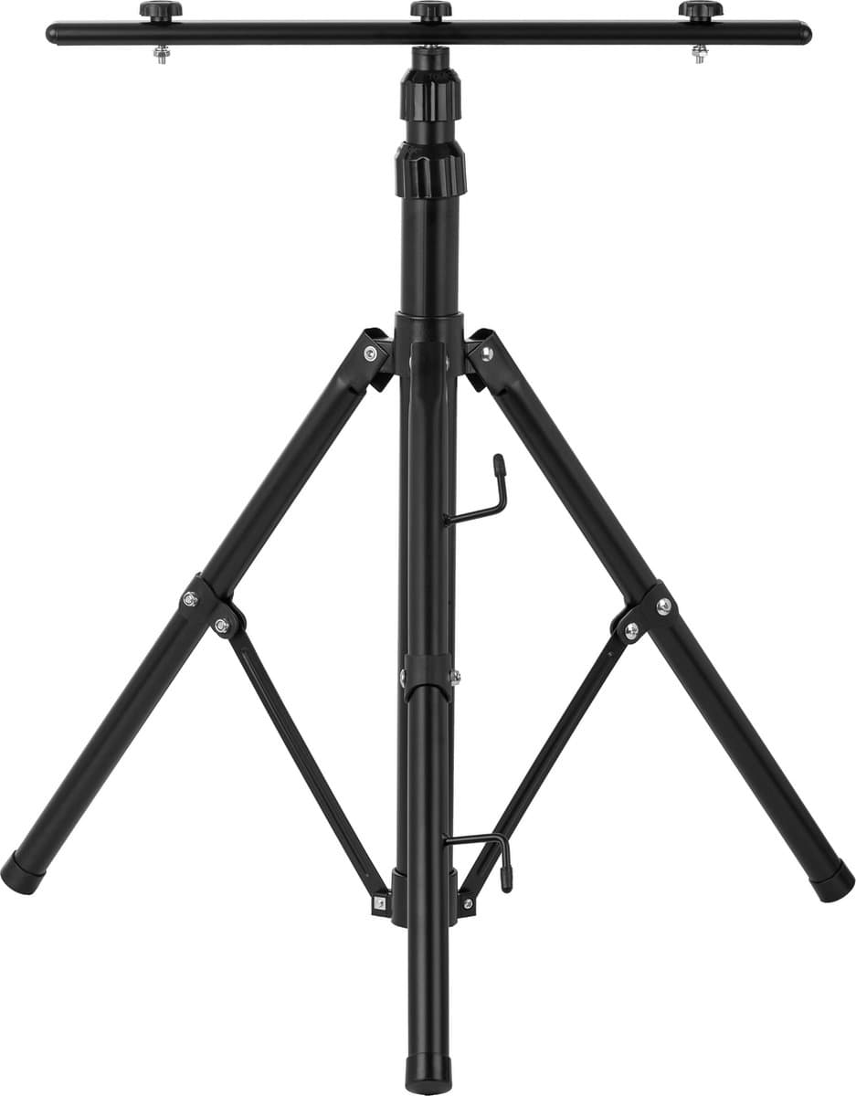 Orno - Statief - Tripod Dubbel Zwart , werkverlichting , voor bouwlamp schijnwerper