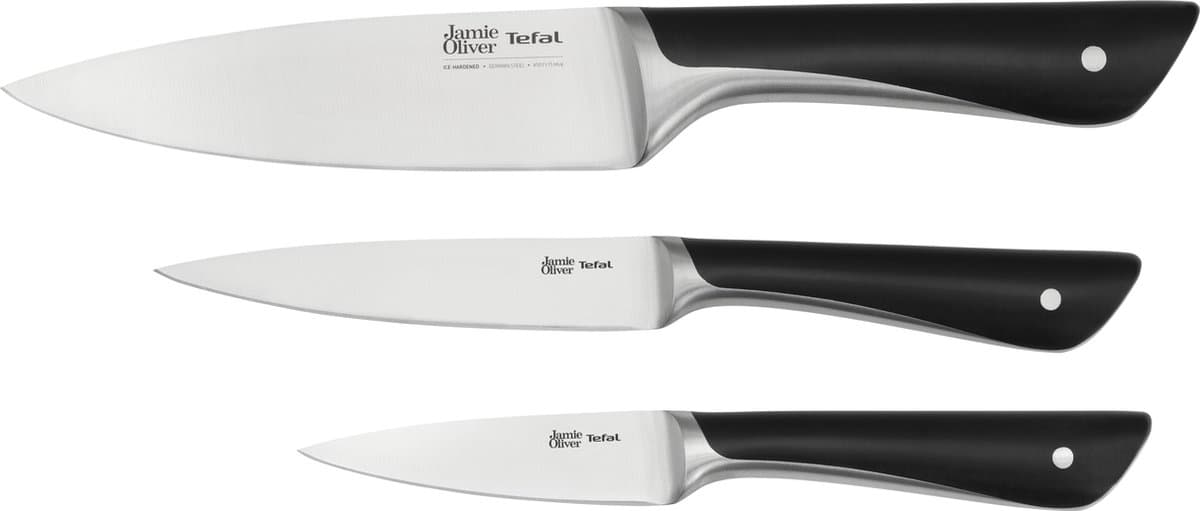 Jamie Oliver by Tefal Messenset - 3-delig - RVS - Ergonomisch - Voor Professioneel Gebruik