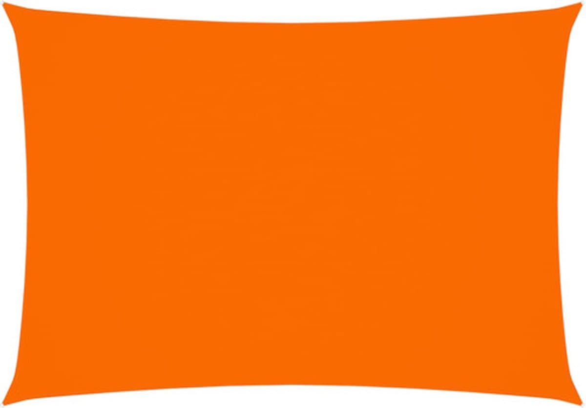 vidaXL - Zonnescherm - rechthoekig - 3x4,5 - m - oxford - stof - oranje