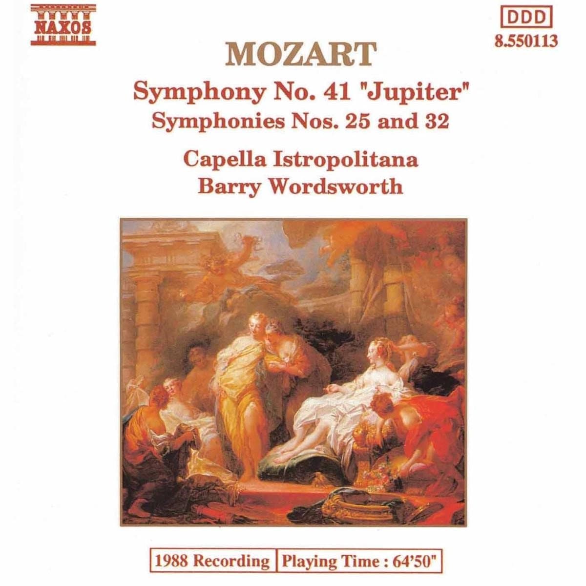 Capella Istropolitana, Barry Wordsworth - Mozart: Symphonies 25, 32 & 41 (CD)