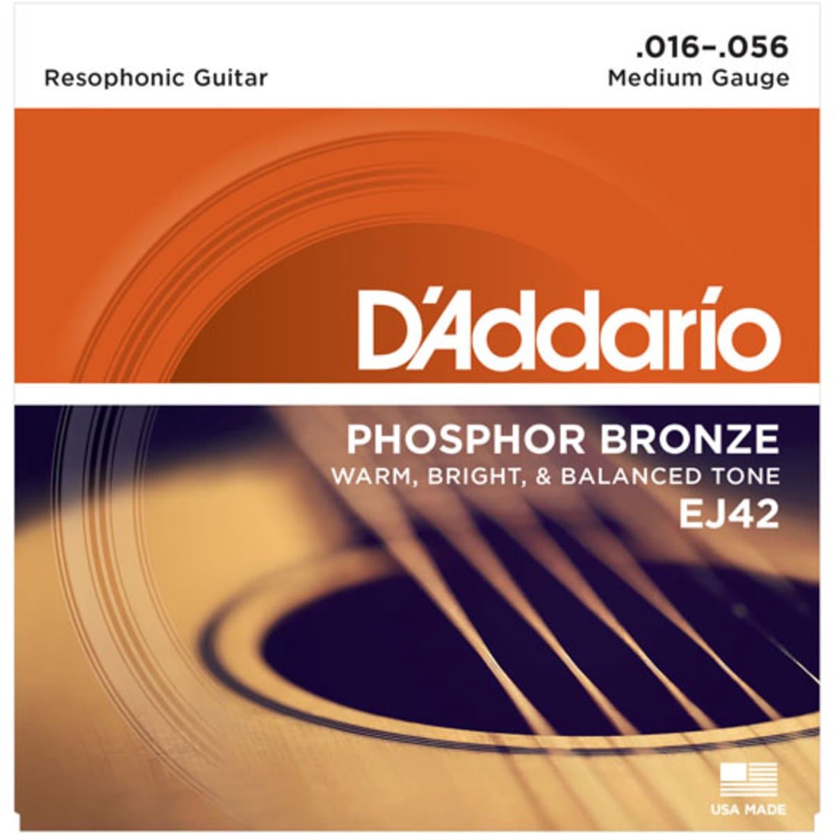 D'Addario A-Git.snaren EJ42 16-56 Phosphor Bronze - Akoestische gitaarsnaren