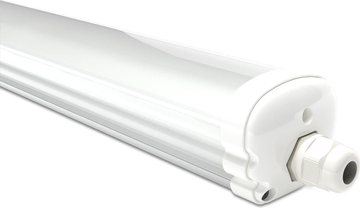 HOFTRONIC S Series - LED TL armatuur 120cm - IP65 waterdicht - 6500K Daglicht wit licht - 36W 4800 Lumen - Koppelbaar - Tri-Proof plafondverlichting