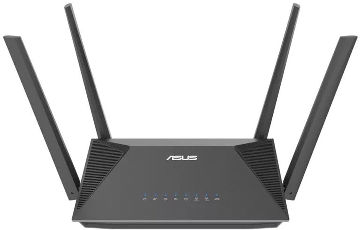 ASUS RT-AX52 AX1800 AiMesh draadloze router Gigabit Ethernet dual-band (2.4 GHz / 5 GHz) zwart