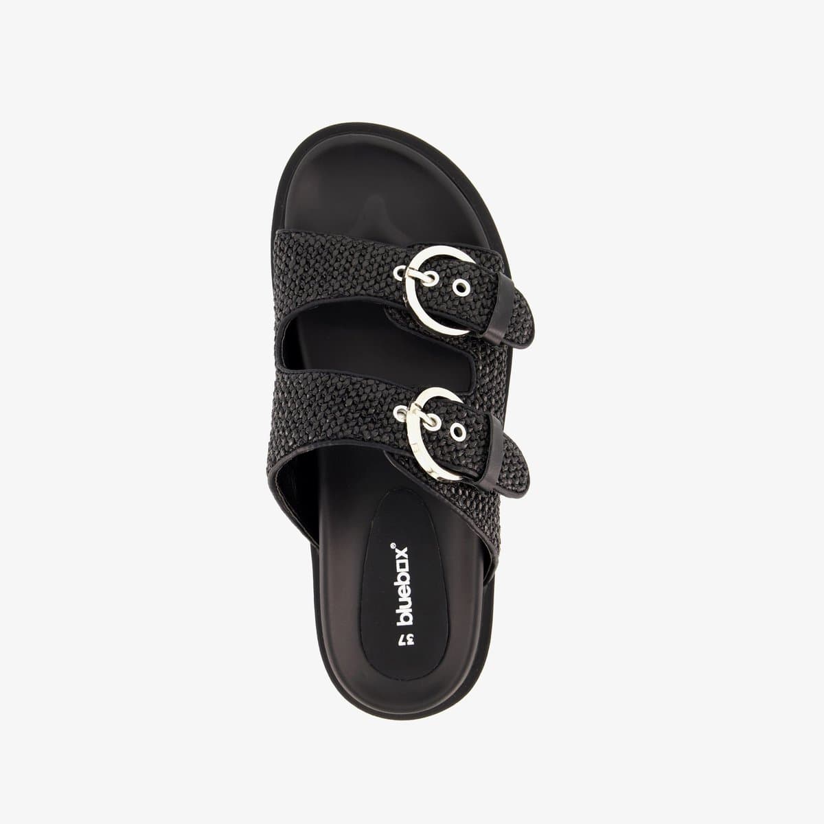 Blue Box dames slippers zwart - Maat 42