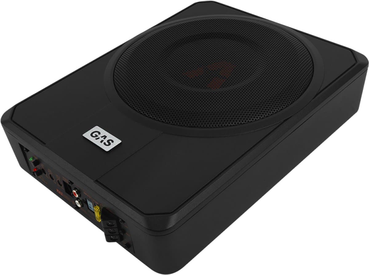 Gas Audio Power Gas Max Level 1 Amplified Underseat Subwoofer 10 voor Auto Geluidssystemen en Hoogwaardige Geluidskwaliteit