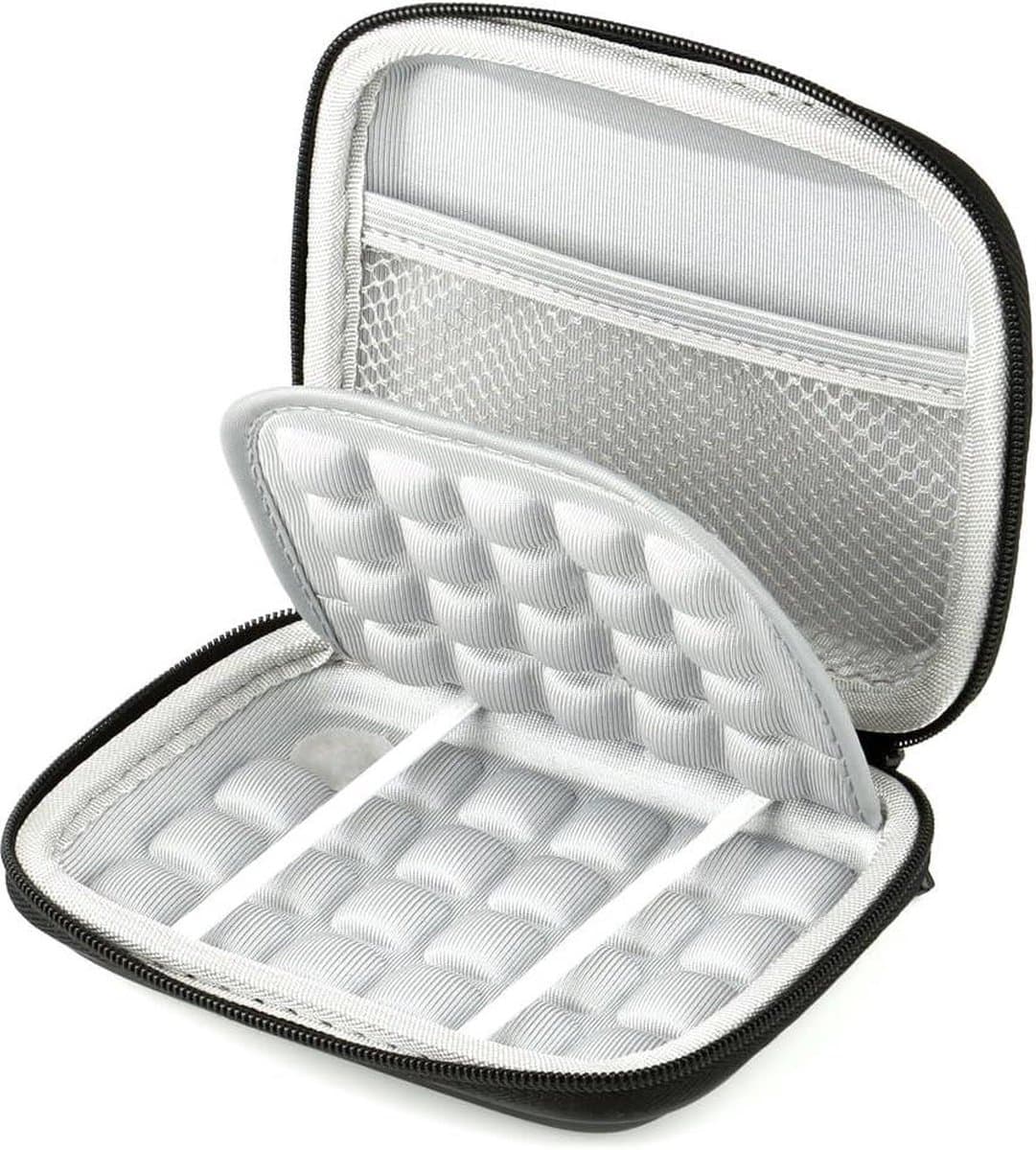Gewatteerde Shockproof Draagbare Externe Harde Schijf Case - Zwart - 2.5 inch WD Western Digital Element Seagate Uitbreiding Backup Plus Samsung