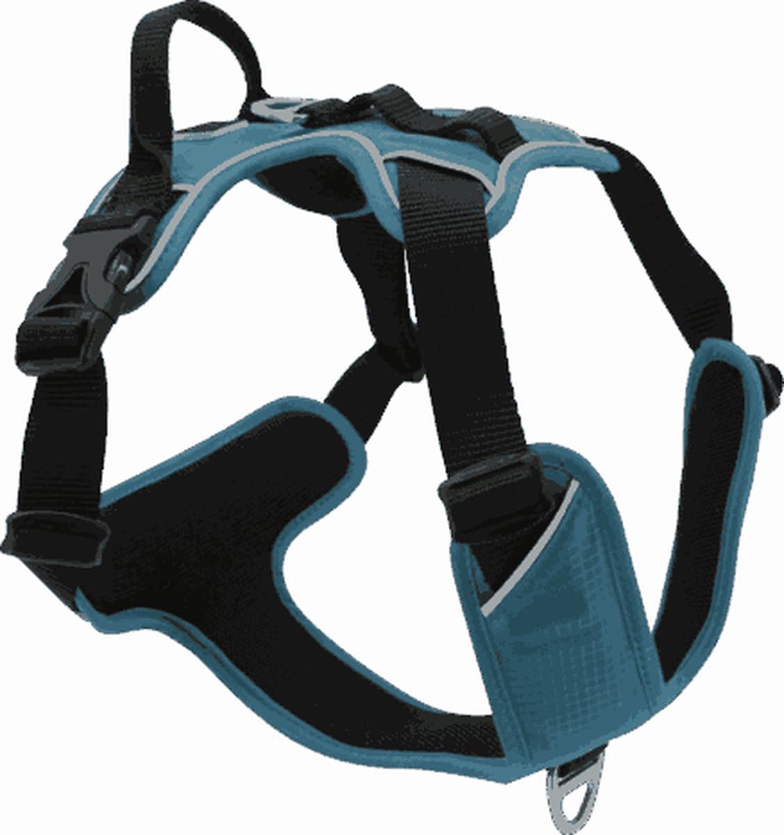 Jack and Vanilla - EXPEDITION - Honden Tuigje - Kleur: Blauw - Maat: XS - Halsomvang tussen 18-32 cm - Borstomvang tussen 27-40 cm