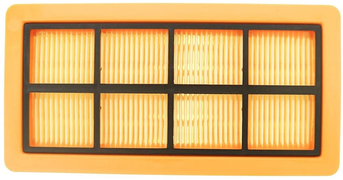 Dailygoods- HEPA Filter 2 Stuks - Stofzuigerfilter - Geschikt voor Karcher AD 3.000/3.200 - Alternatief voor Karcher 6.415-953.0 - 20 cm Sleufmondstuk - Hoog filtergebied