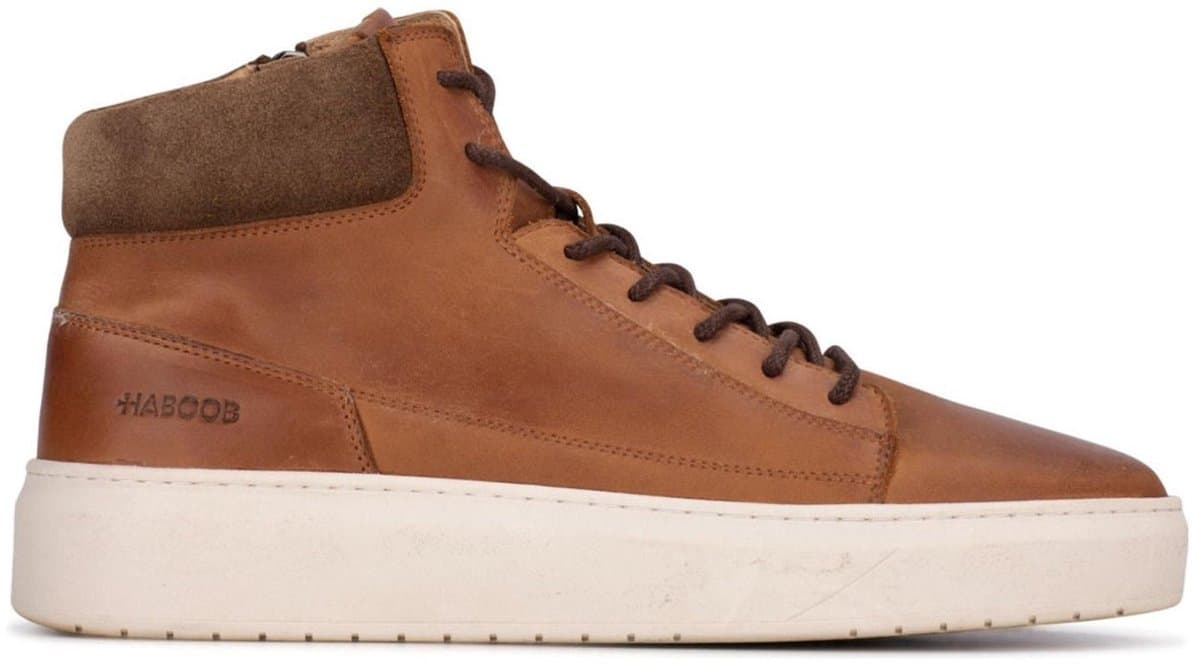 Haboob Fedde Boots Heren - Cognac - Maat 42