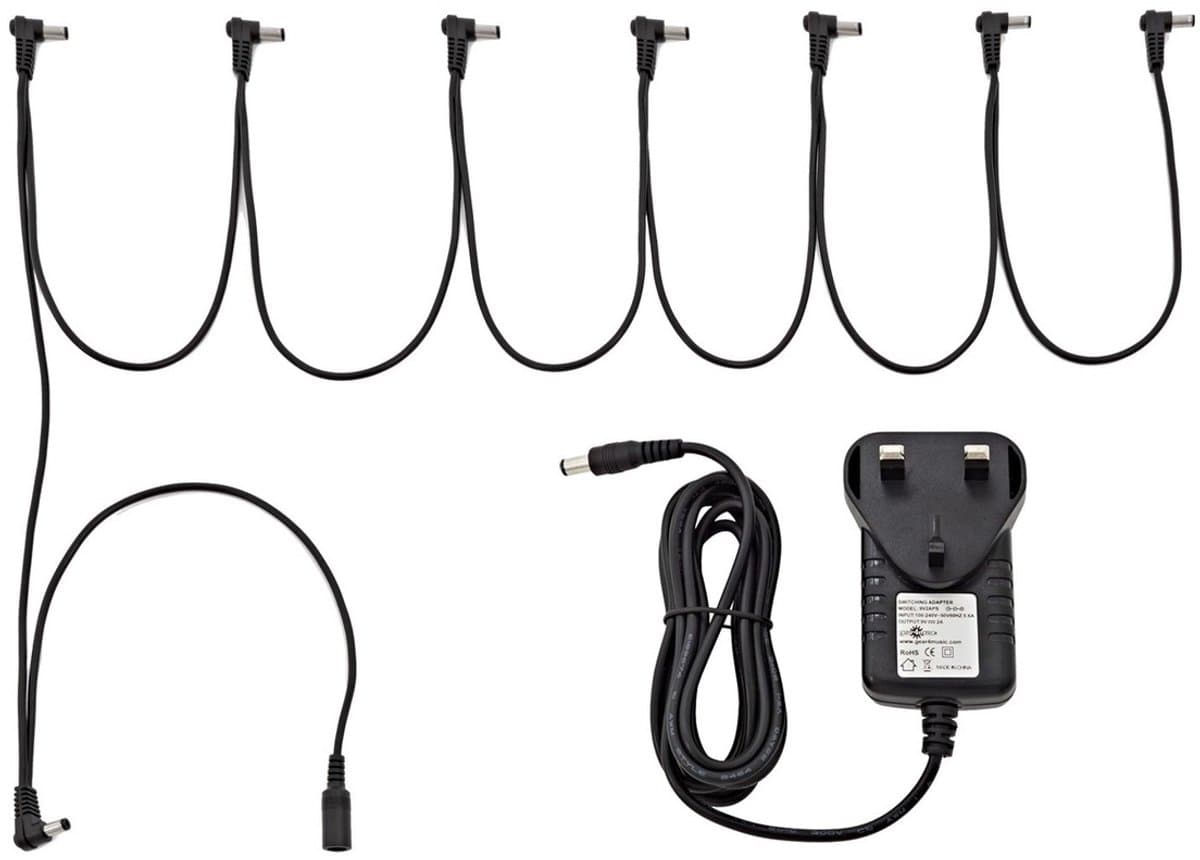 8-weg Daisy Chain-kabel en 9V Voeding van Gear4music