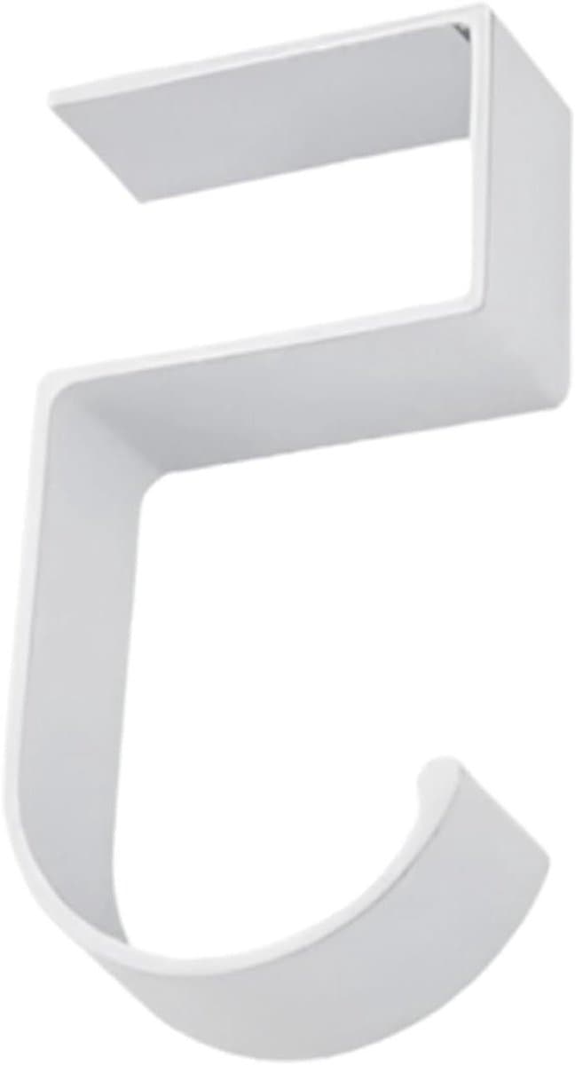 Koptelefoonhanger - Bureauhaak - Ruimte Besparen - Verplaatsbaar Ontwerp - 50 x 46 x 28 mm - Wit