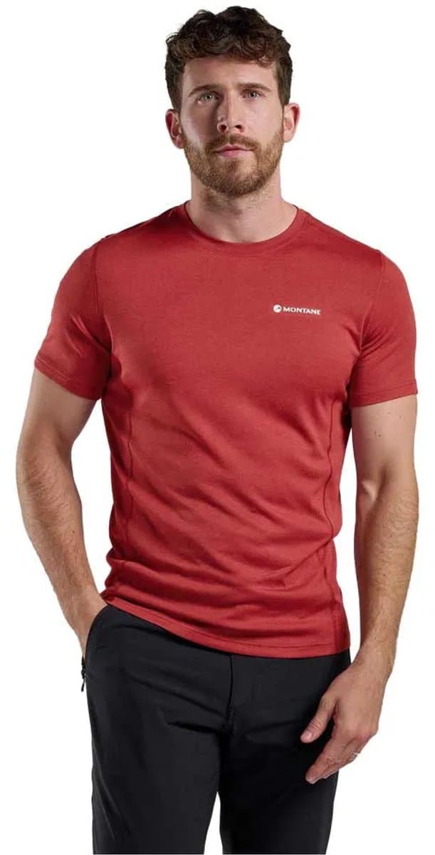 Montane Dart T-shirt Met Korte Mouwen Rood M Man